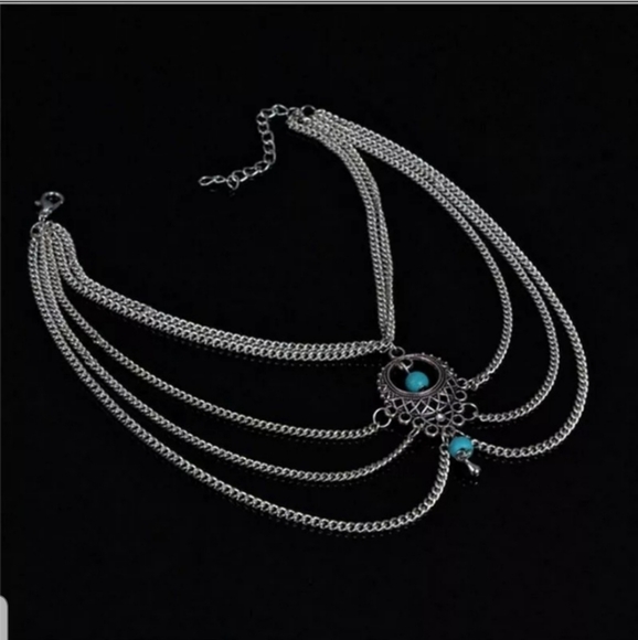 New Cute Boho Turquoise Beach Ankle Bracelet - Picture 6 of 8